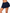Xivir Navy Breeze Layered Mini Skirt